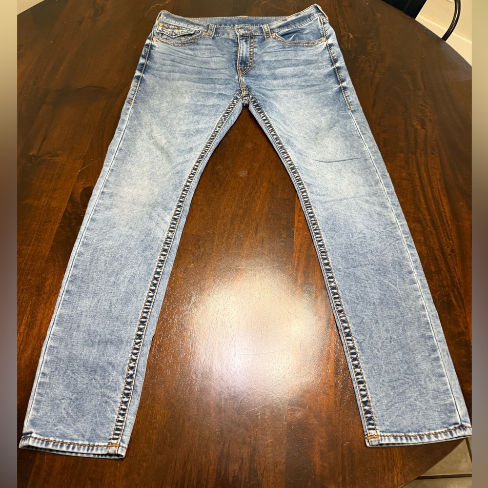 True Religion Rocco Blue Jeans Size 36